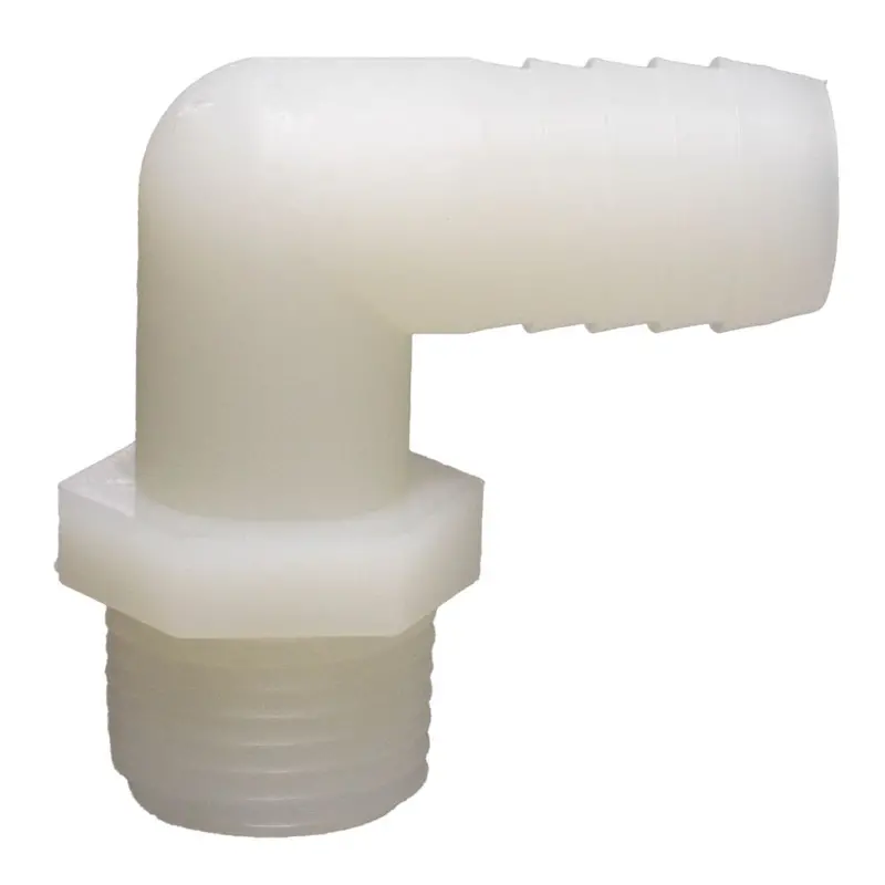 1/2" Barb-To-3/4" Npt Male Elbow Fitting 1