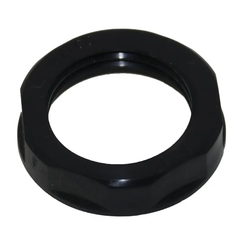 1/2-Inch Black Nylon Lock Nut For Secure Fastening 1