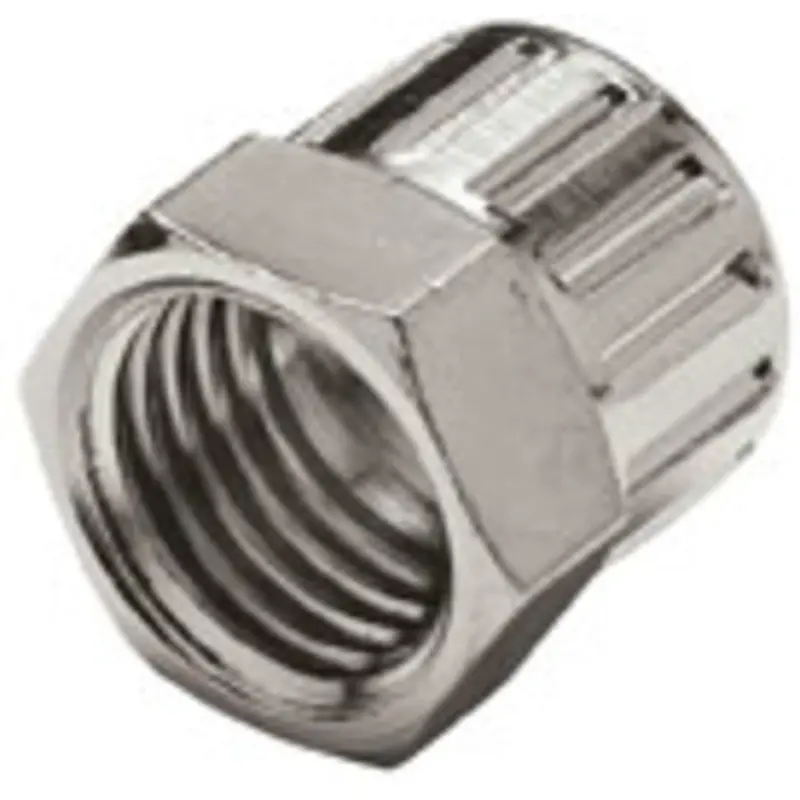 1/4" Chrome-Plated Brass Compression Nut For Pex/Tubing Connections 1