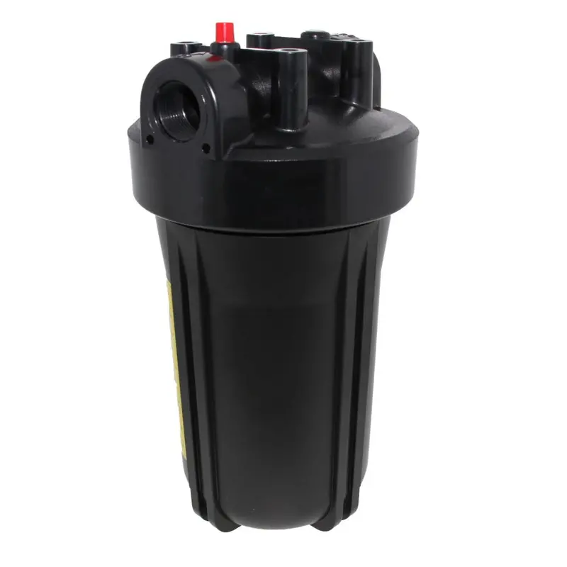 10-Inch Neo-Pure Big Flow Filter Housing – Black Cap & Sump, 3/4" Inlet, With Pressure Relief Valve 1