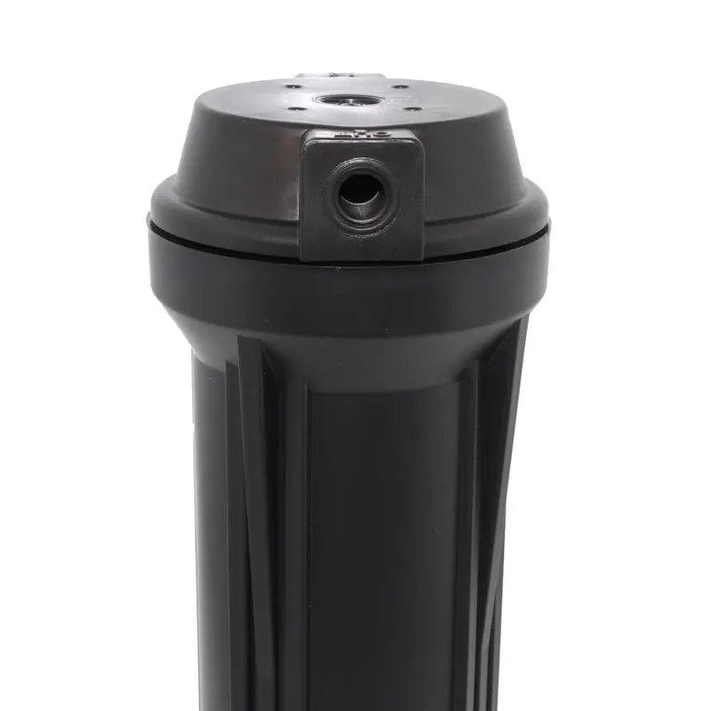 10-Inch Neo-Pure Slimline Nsf-Certified Flat Cap Filter Housing – Black Cap & Sump, 1/2" Inlet, No Pressure Relief 2