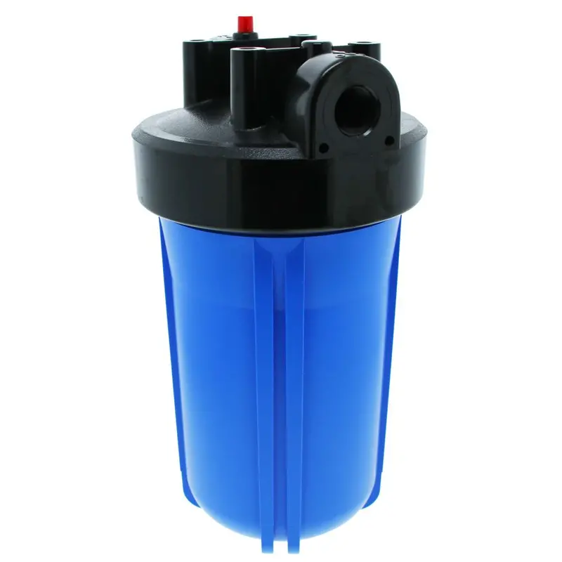 10" Neo-Pure Big-Flow Filter Housing — Blue Sump, Black Cap, 3/4" Ports, With Pressure Relief Valve 1