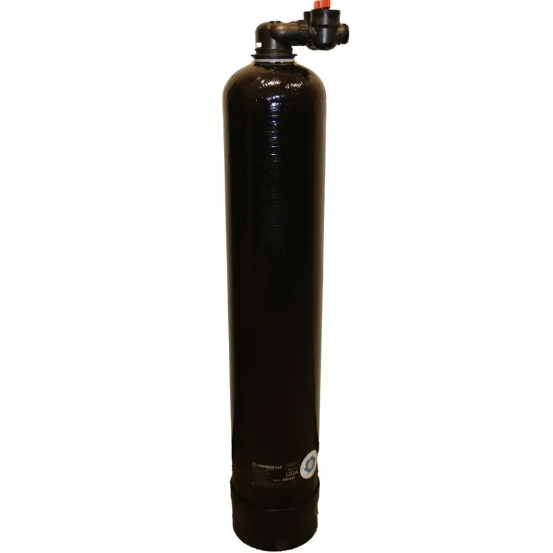 12X52 Vortex Water Softener Tank With Clack Control Valve, Bypass, And V3007 Adapters 1