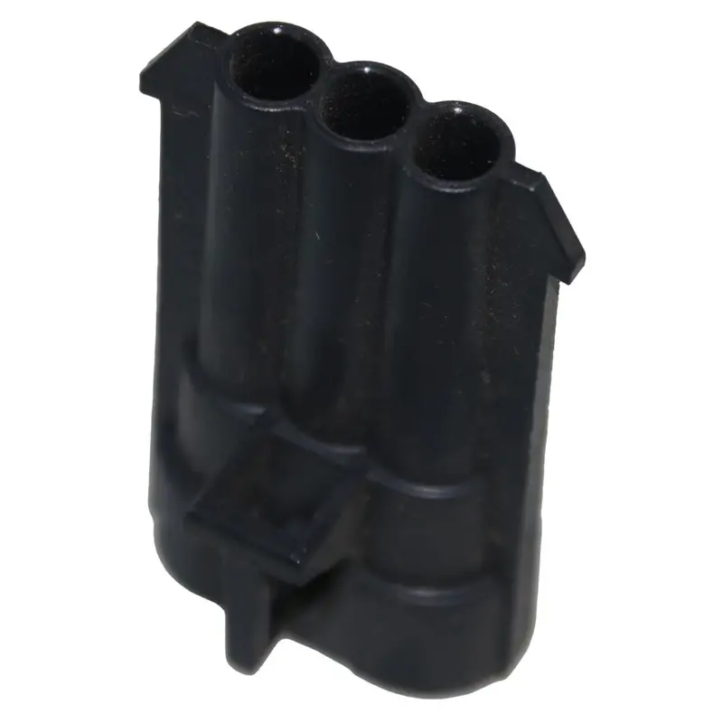 150-Series Automotive-Grade 3-Pin Male Connector – Black Housing 1