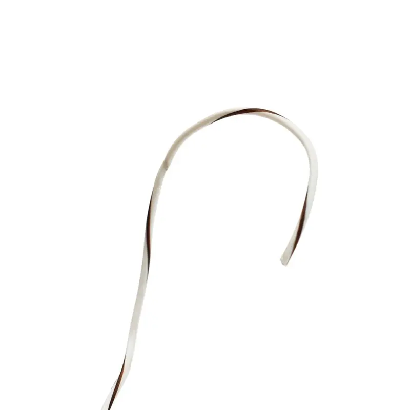 18 Awg White Wire With Brown Stripe – Ul-Listed Insulated Conductor 1