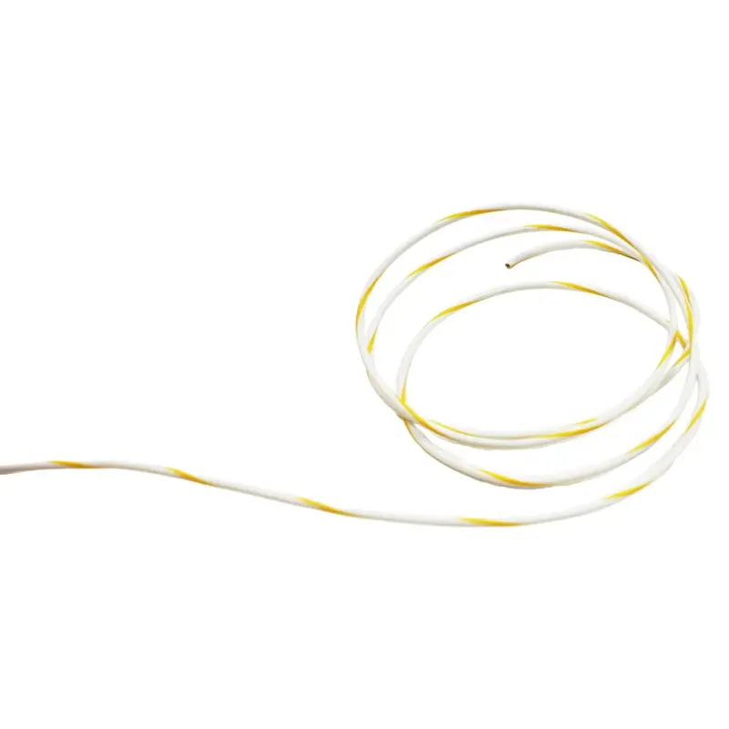 18 Awg White Wire With Yellow Stripe – Ul-Listed Control Wiring 1