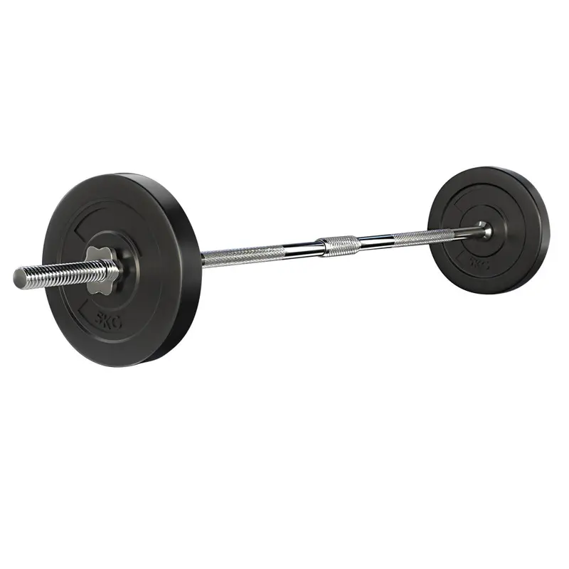 18 Kg Home Barbell Weight Set – Includes Bars, Plates, Bench & Assembly Kit (168 Cm) 1