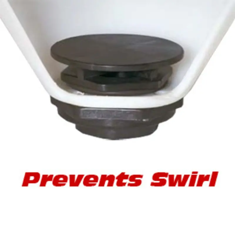 2" Anti-Vortex Polypropylene Bulkhead Tank Fitting 1