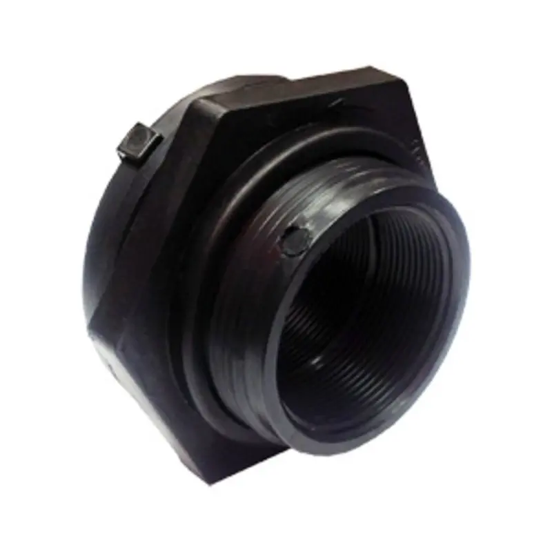 2" Polypropylene Bulkhead Tank Fitting With Epdm Sealing Gaskets 1