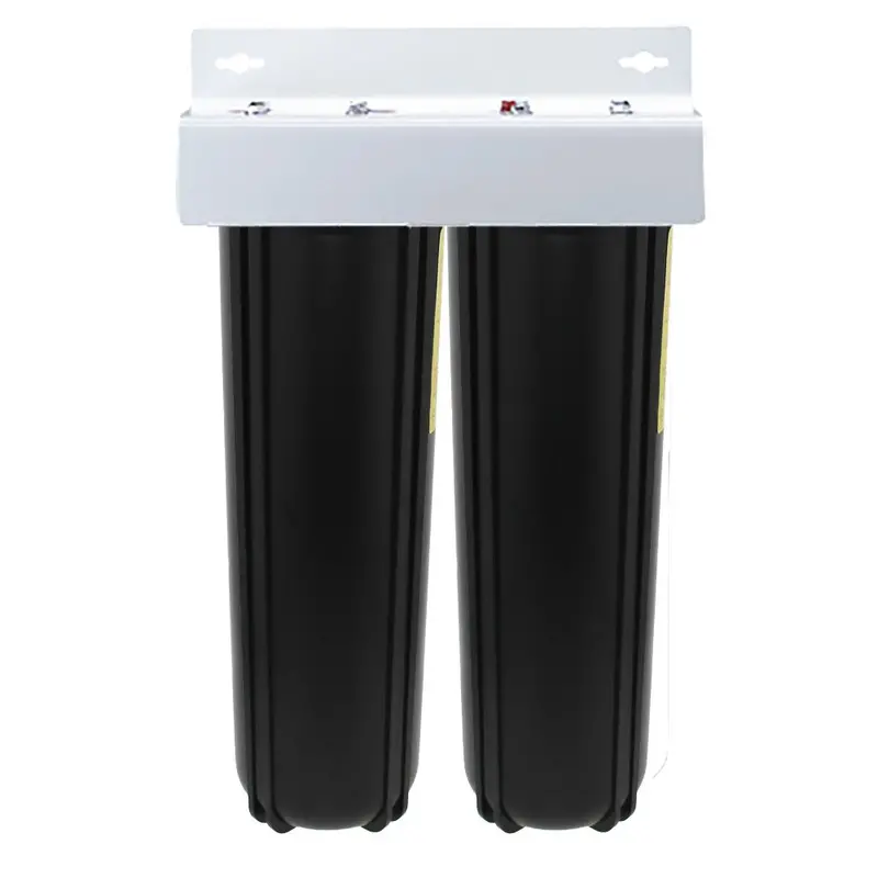 20" Big Flow Twin-Canister Filter Housing – Diy-Ready, 1.5" Female Pipe Thread 1