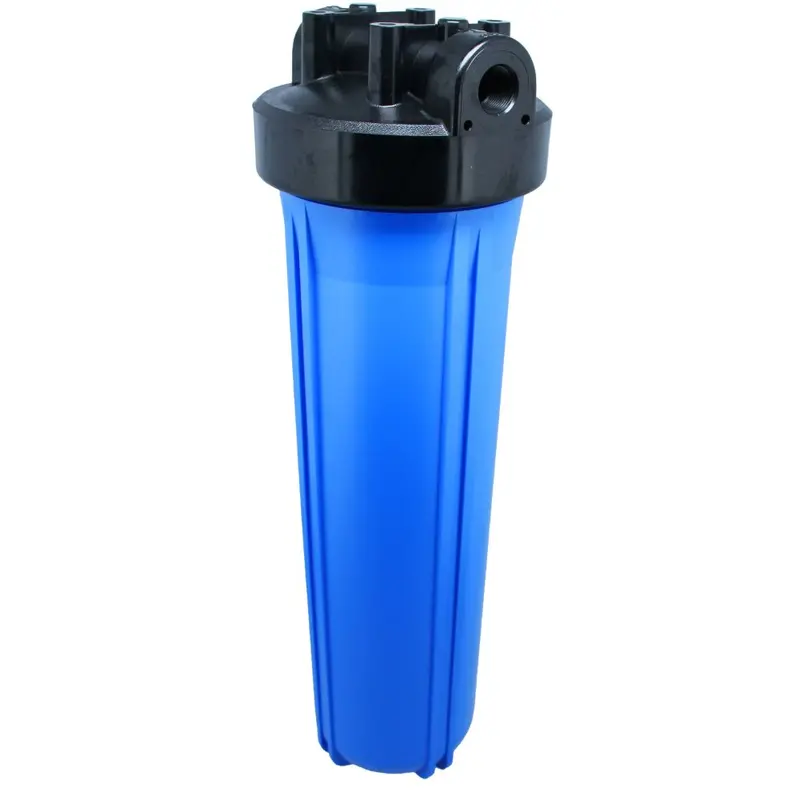 20" Neo-Pure Big-Flow Filter Housing — Blue Sump, Black Cap, 1" Ports, No Pressure Relief 2