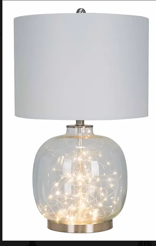 25.5-Inch Elegant Glass Table Lamp 1