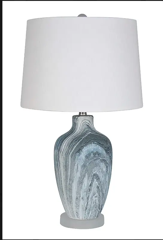 27.5-Inch Detailed Polyresin Table Lamp 1