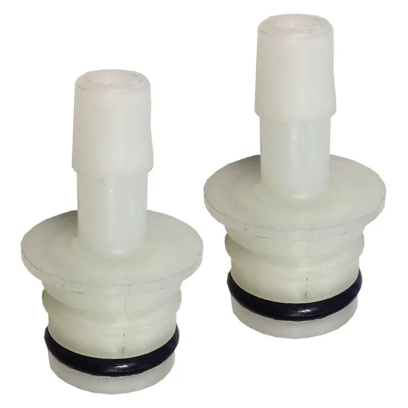3/4-Inch Quad Port To 10/13Mm Hose Barb Straight Fittings – Pair 1