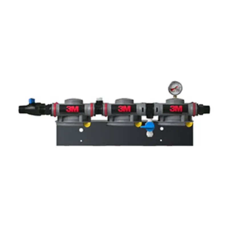 3M Triple-Head Parallel Flow Water Filter – 3/4" Mnpt Industrial Housing 1