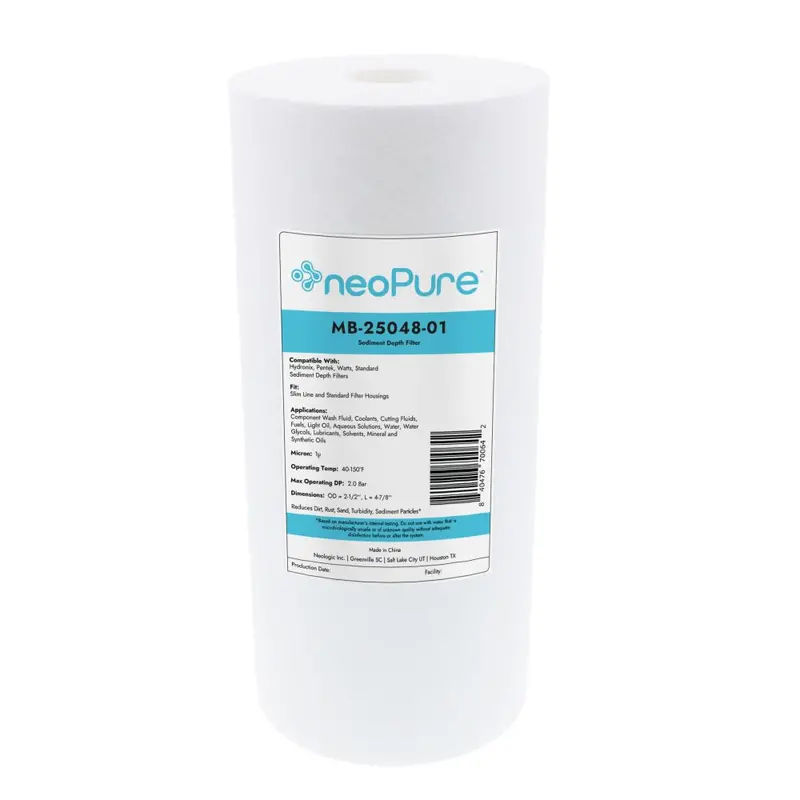 5-Inch Polypropylene Sediment Depth Filter Cartridge – 1 Micron Rating 1