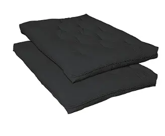 8-Inch Black Premium Futon Mattress Pad 1