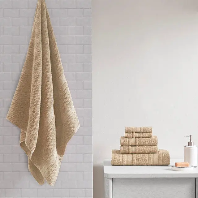 Adrien Premium 6-Piece Cotton Bath Towel Set – Ultra-Soft Finish 1