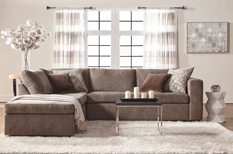 Angora Tabby Fabric Sofa | 1100 Series 1