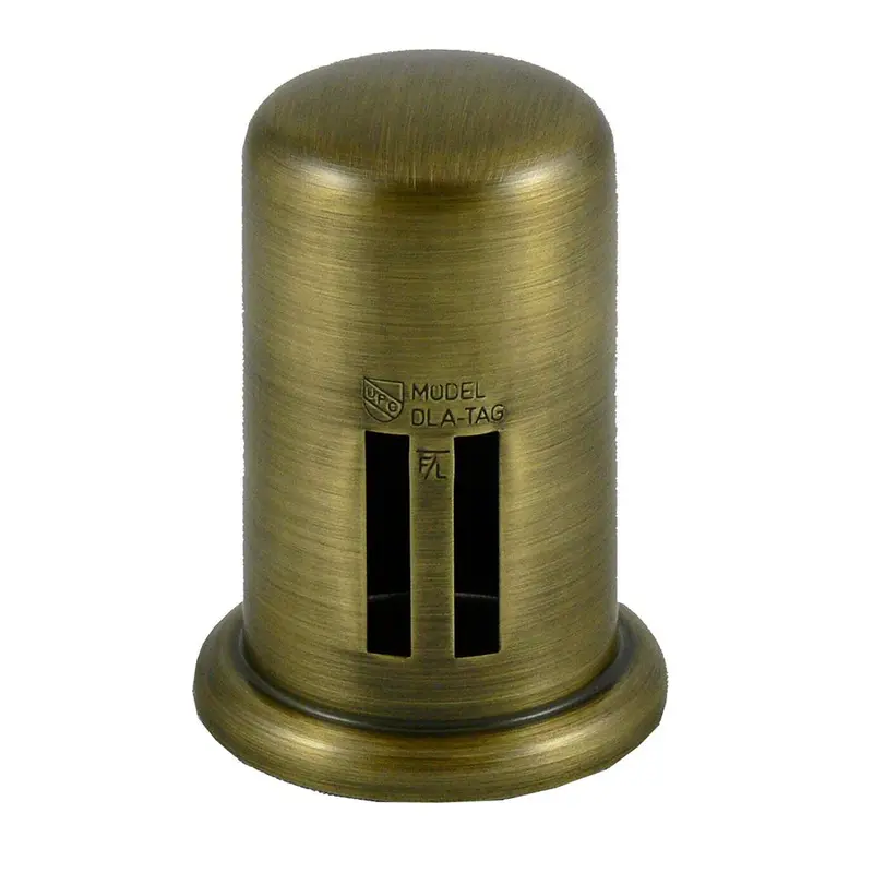 Antique Brass Twin Inlet Air Gap Cover Cap 1