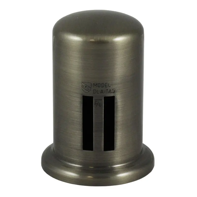 Antique Pewter Brass Cover Cap For Dual-Inlet Air Gap 1