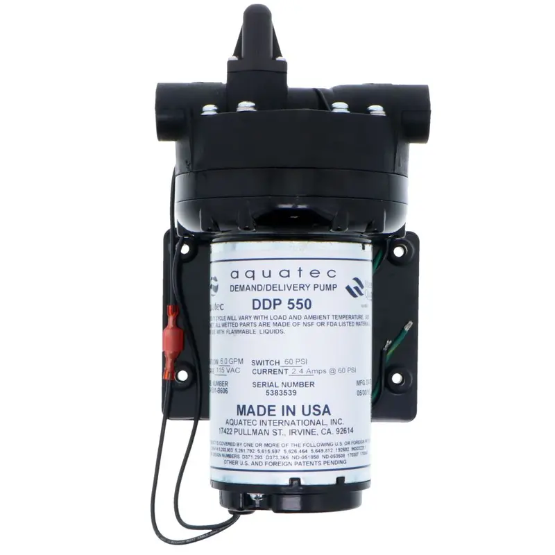 Aquatec 5513-1E01-B606 Booster Pump — 6.0 Gpm, 1/2" Fpt, 115V Ac (No Power Cord) 1