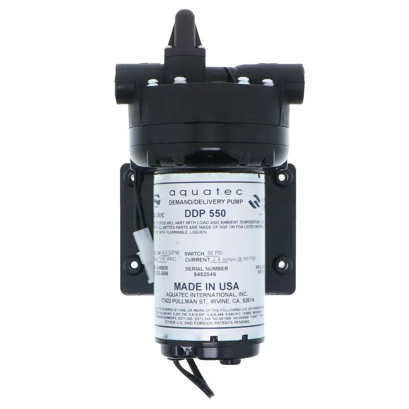Aquatec 5513-1E01-J606 Booster Pump — 6.0 Gpm, 1/2" Fpt, 115V Ac 1
