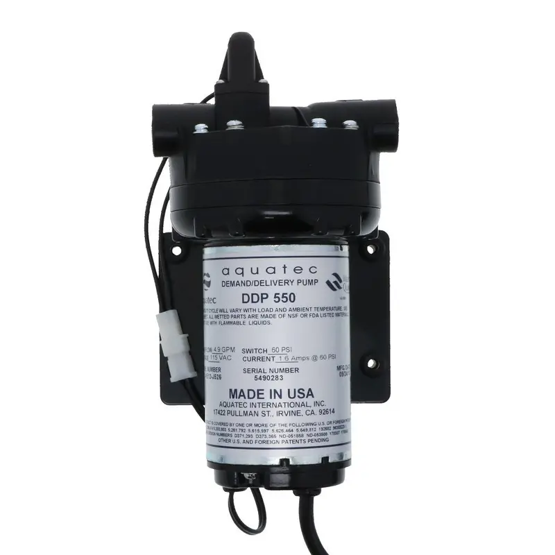 Aquatec 5513-1E12-J526 Booster Pump — 4.9 Gpm, 1/2" Fpt, 115V Ac 1