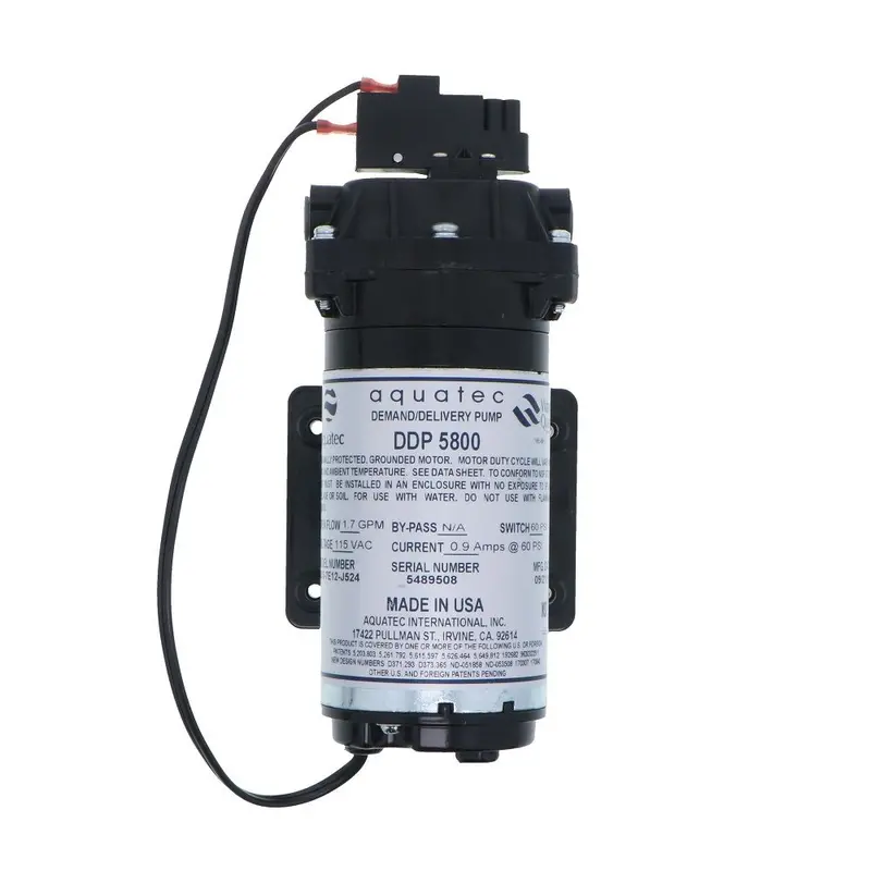 Aquatec 5853-7E12-J524 Booster Pump – 1.7 Gpm, 3/8" John Guest, 115V 1