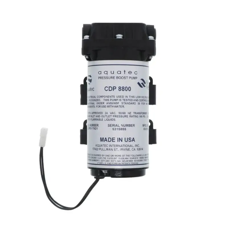 Aquatec Cdp 8800 Pressure Boost Pump – 160 Psi Bypass, 3/8" Jg Inlet, 24 Vac Operation 1
