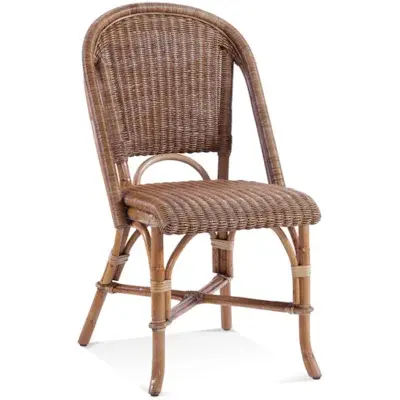 Arbor Rattan Dining Side Chair – Natural Woven Texture 1