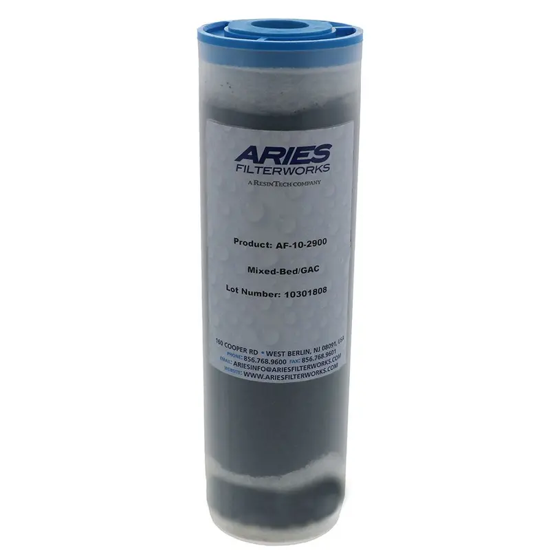 Aries Af-10-2900 Di-4 Mixed-Bed Deionization Cartridge With Gac 1