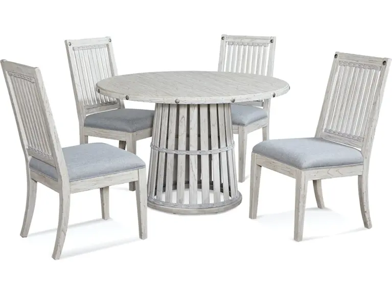 Artisan Landing Dining Table And Matching Chair Set – Rustic Elegance 1