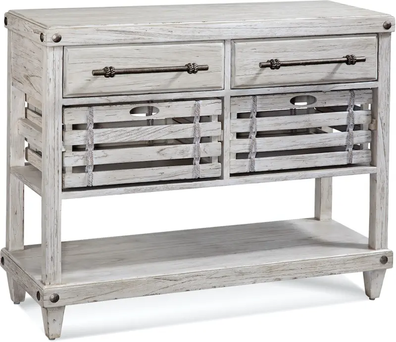 Artisan Landing Server Cabinet In Hatteras Design 1