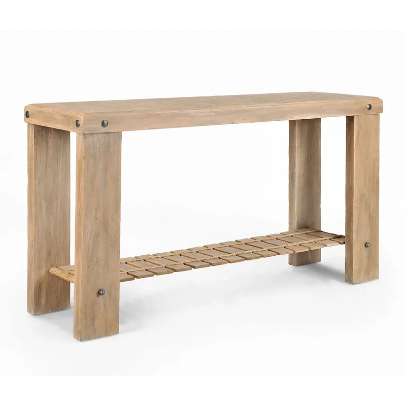 Artisan Landing Sunweather Console Table – Reclaimed Wood Style 1