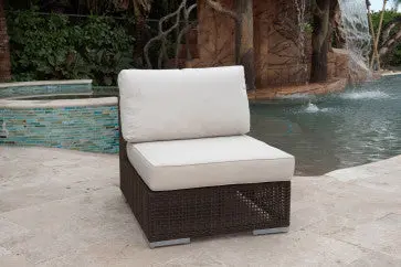 Atlantis Patio Modular Armless Outdoor Chair 1