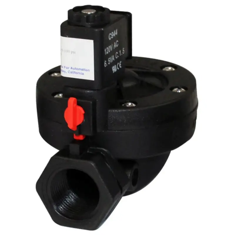 Axeon Gc Solenoid Valve Kit – Normally Closed, 3/4 Inch Fnpt, 110V, Din Connector + 3-Meter Cord 1