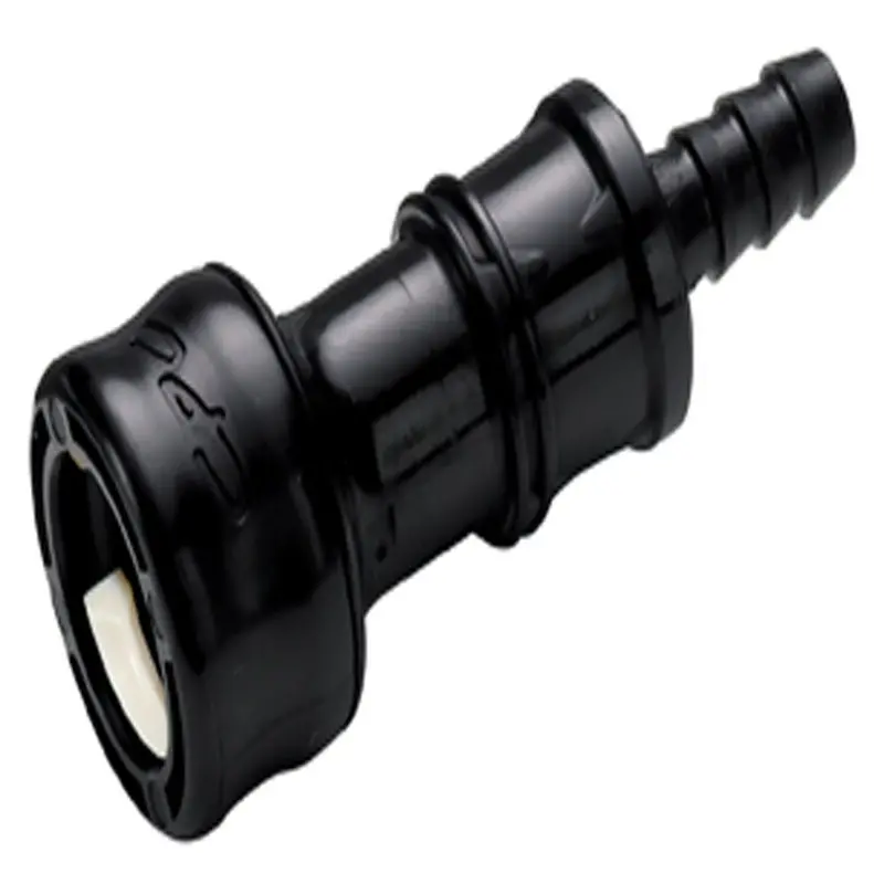 Bacd17006Mblk Molded Black Valved Hose Barb Coupling — 3/8" Id 1