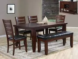 Bardstown Brown Farmhouse-Style Dining Table 1