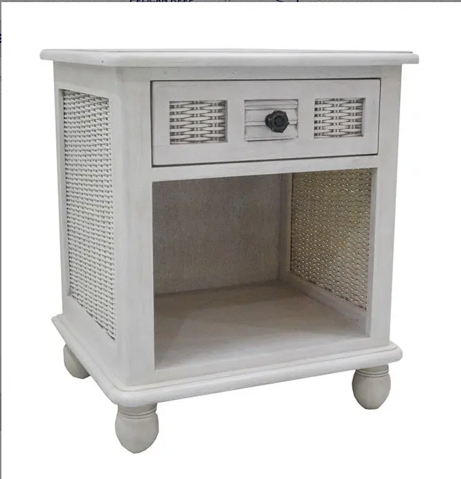 Bay Breeze Nightstand With Single Drawer 1