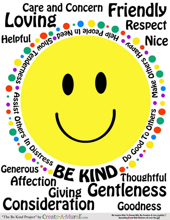 'Be Kind' Motivational Poster – Free Printable Classroom Decor 1