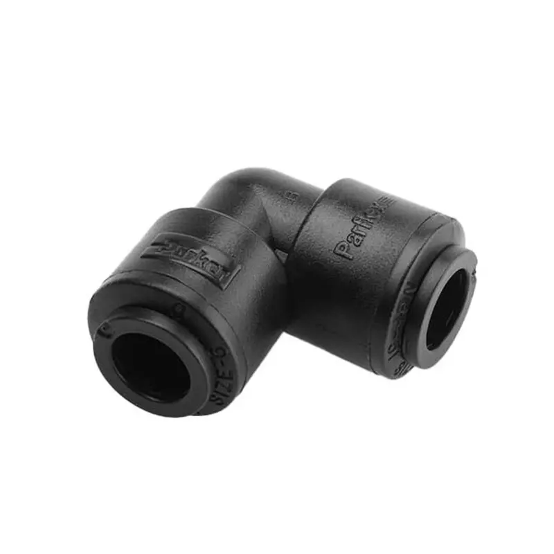 Black Kynar Pvdf Elbow Union Fitting – 3/8" X 3/8" 1