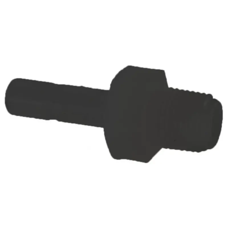 Black Kynar Pvdf Male Tube Stem Adapter – 3/8" X 1/4" Nptf 1