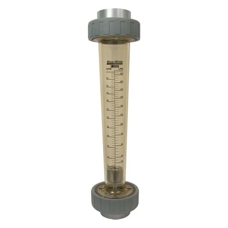 Blue-White F-452 Inline Flow Meter With Rotameter Design 1