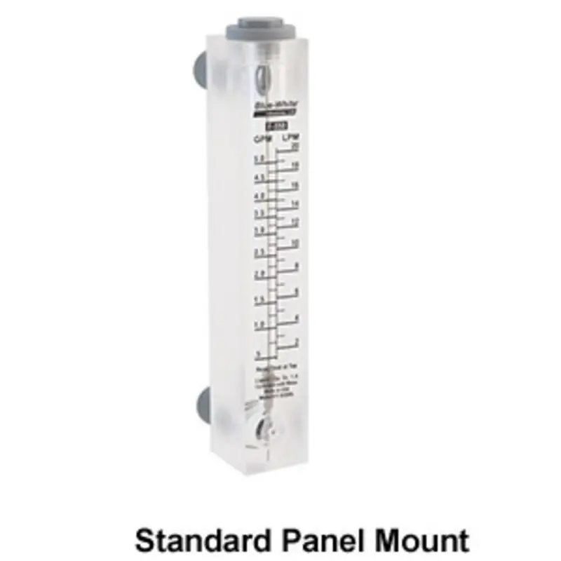 Blue-White F-550 Panel-Mount Rotameter Flow Meter 1