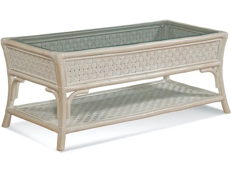 Boca Havana-Finish Cocktail Table With Woven Texture 1