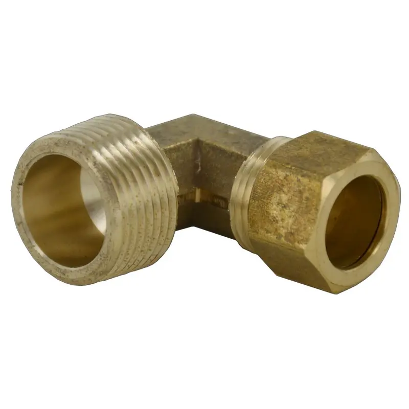 Brass Compression Elbow: 5/8-Inch Compression Inlet, 3/4-Inch Male Pipe Thread 1