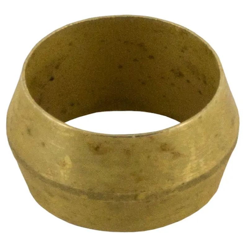 Brass Compression Sleeve For Tubing: 7/16" Od 1