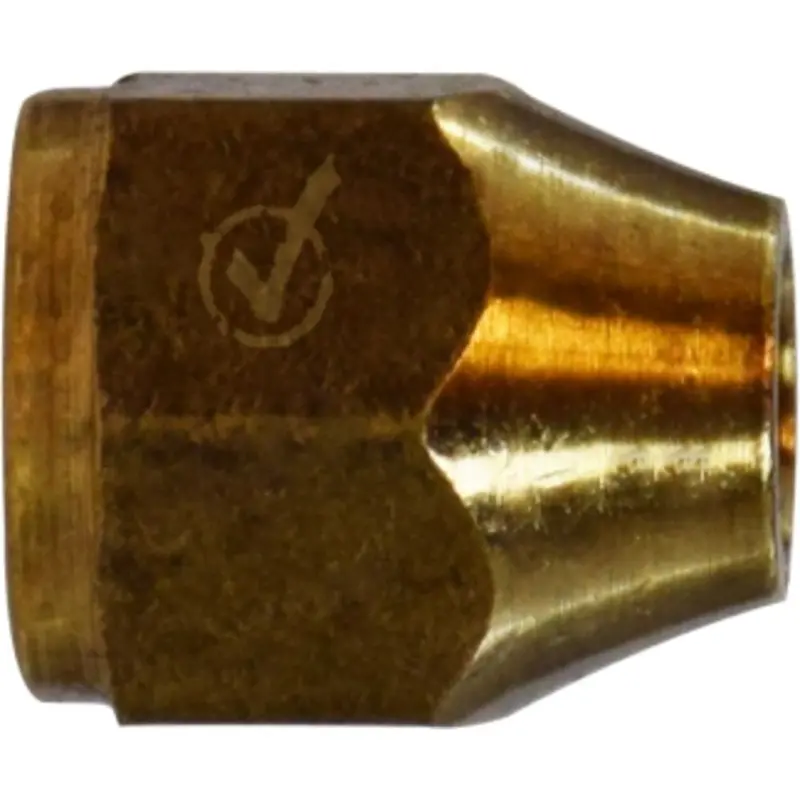 Brass Lf 7441S Short Nut — 1/2-Inch Size, Lead-Free, Compact Profile 1