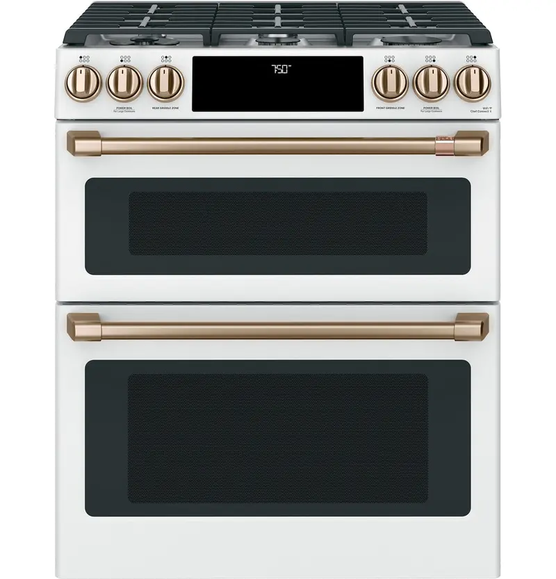 Café™ 30-Inch Smart Slide-In Gas Double Oven Range With Convection And Front Controls 1
